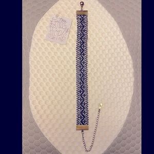 Free people laced choker necklace